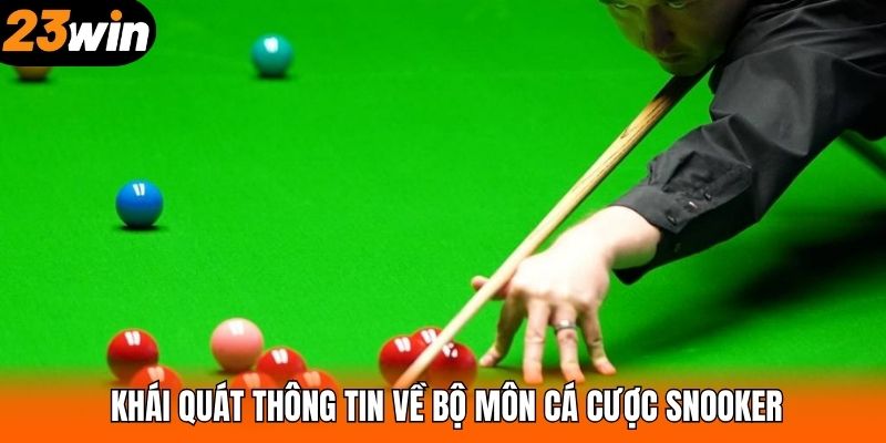 Khái quát thông tin về bộ môn cá cược Snooker